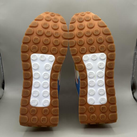 FILA Sandenal Shoes Mens Size 11 Multicolor Orange Blue Chunky Sneakers Gum Sole - Picture 8 of 10